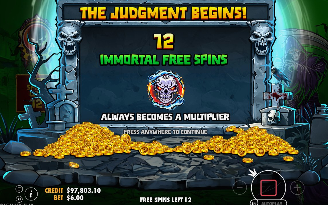 Free spins: DOOM tar bort multiplikatorer eller blir en själv